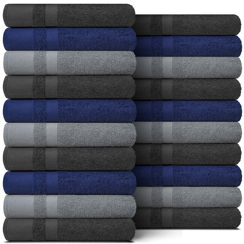 Conjunto Premium 15 Toalhas Super Banhão de Alta Maciez + 5 Toalhas de Rosto de BRINDE